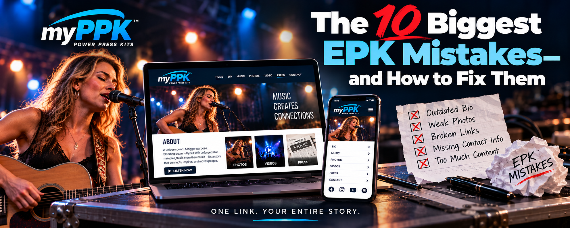 The 10 Biggest EPK Mistakes—and How to Fix Them