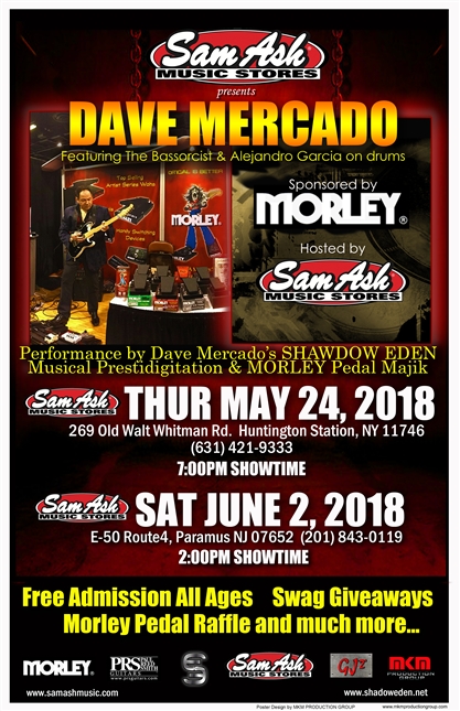 Morley Clinics hosted by SAM ASH Music 