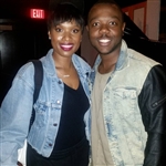 Xavier Gordon and Jennifer Hudson at Village Studios after recording session for her new album