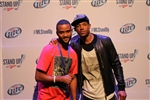 Marlon Wayans and myself at the Miller Lite Comedy Competition in New Orleans