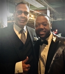 Stanley Clarke and Xavier Gordon backstage