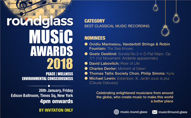 Kyrie - "Best Classical Music Recording" Nomination - RoundGlass Global Awards 2018