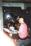 Rick with John Betch, Wayne Dockery performing at the Widder Bar in Zurich, Switzerland