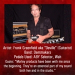 Featured Artist for Morley pedals, Sound Enhancement Products