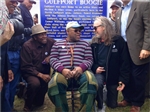 Wayne with Jaimoe receiving MS Blues Trail Marker