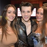 Peter engaging with fans after a show