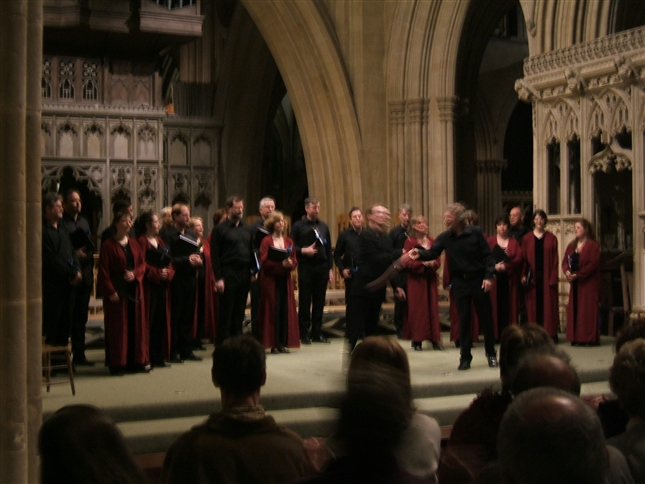 Bath Camerata (dir. Nigel Perrin) performing Kyrie (2006, Wells Cathedral, UK)