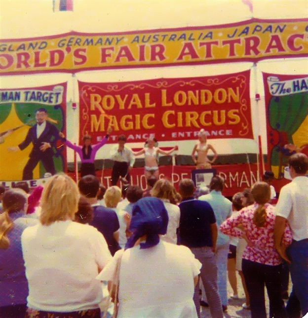 Royal London Magic Circus Stageand Bannerline 1972