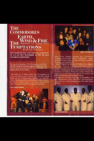 2004 Germany tour with Ali Woodson's Temptations Emperors Of Soul