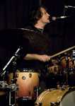 Alvin Lapp (drums) Sonic Deli Band; photo by Claire Goodchild