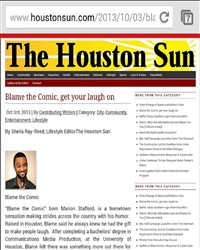 Houston Sun (Blame the Comic, get your laugh on