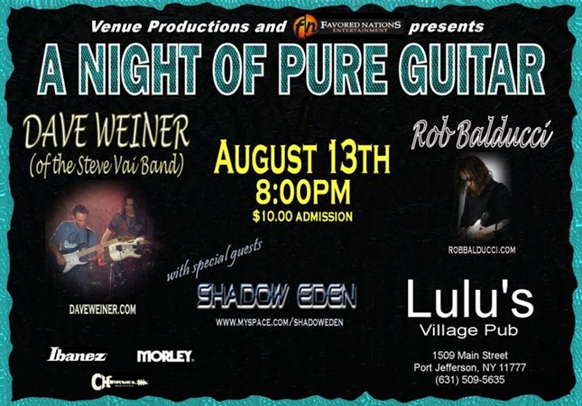 8/13/10 A Night of Pure Guitar w/Dave Weiner & Rob Balducci