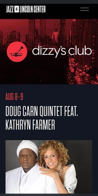 The DOUG CARN Quintet with vocalist  Kathryn Farmer