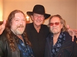 Johnnie and Mike Bowden with Tony Joe White New Morning Club Paris