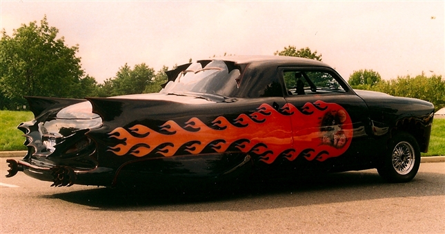 Batso's 1951 Ford Business Coupe "The Bats Revenge" (Side Profile)