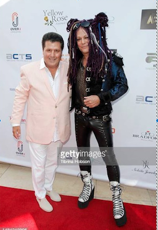 Frank "DeVille" Greenfield and manager Alan Santana ... Getty Images