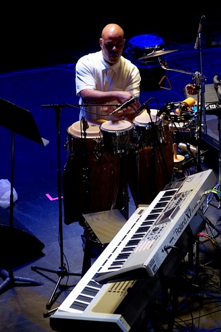 OuttaSite Mike on Percussion at the Lincoln Theatre 