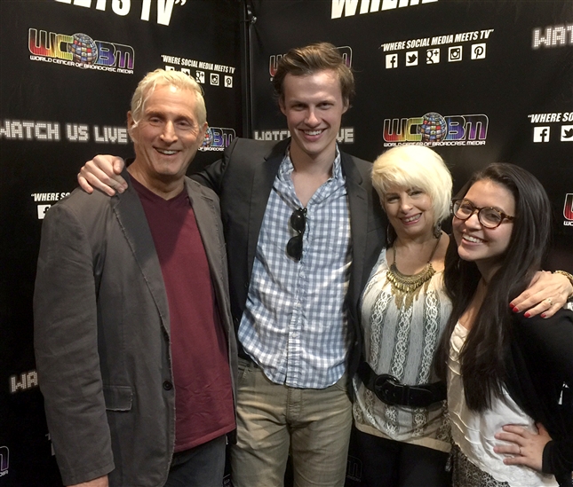 Ren & Coren with Connor Weil (Star of MTV's Scream & Eryn Pablico (TNT The Last Ship) @ the LA WCOBM Studios